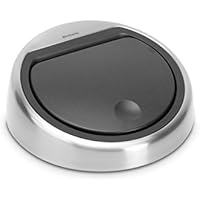 Brabantia Tapa de recambio para papelera táctil, metal, acero mate, 30 l