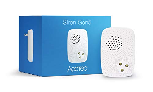 Aeotec - Sirena (Inalámbrico, 106 Db, Color blanco)