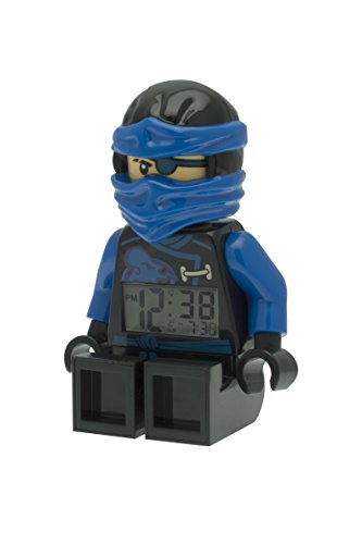 LEGO Unisex Wecker Digital Blue 9009433 - 3