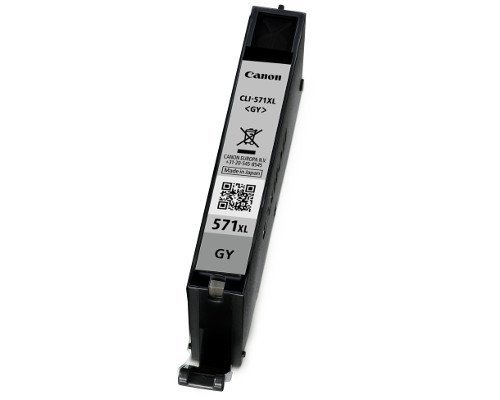 1x Original XL Canon Tintenpatrone CLI571 CLI 571 CLI-571 XL für Canon Pixma MG 7751 - Grau - Füllmenge: ca. 11ml