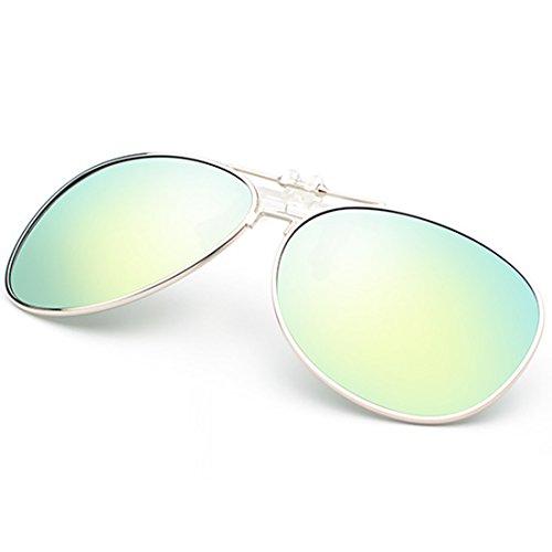 DooppaClip On Flip Up Polarized Sunglasses for Prescription Glasses