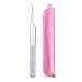 Noir Volume Lashes Light Volume Tweezers Professional Eyelash Extensions Tweezers Tool with Case Stainless Steel Curved Precision Tip …