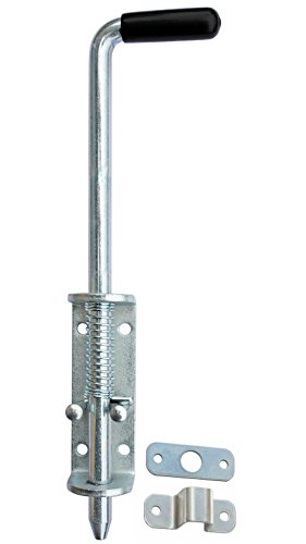 Preisvergleich Produktbild Federriegel Torriegel Bolzenriegel Schlossriegel 420 / 14 mm Bodenschieber
