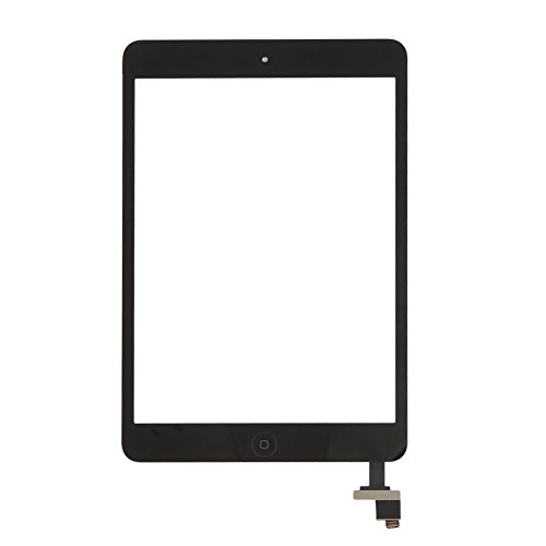 Dazone für iPad Mini 1 2 Touchscreen Digitizer Ersatz Glas Display Bildschirm mit IC Chip Home Button und Werkzeug (Schwarz) - 2