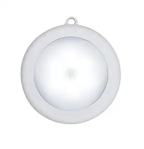 Hoteon Motion Sensor Light, Motion-Sensing Battery Powered LED Stick-Anywhere Nightlight,Wall Light for Entrance,Hallway,Basement, Garage, Bathroom, Cabinet (Cold White)Pack of 1