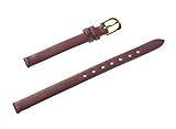 Uyoung Damen Leder 8 mm Braun Uhrenarmband LS018z0808-09