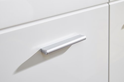 Germania 3523-84 Schuhschrank mit Hochglanz-Fronten GW-Adana in Weiß, 134 x 120 x 36 cm (BxHxT) - 3