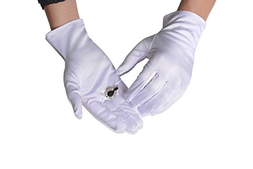 Grosse weisse Touchscreen-kompatible fusselfreie Mikrofaser Handschuhe