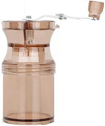XIAOMEIXI Manual Coffee Grinder With Adjustable Conical Burr With Coarse or Fine Acrylic Material