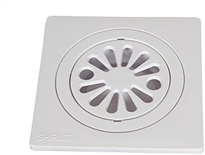 SHRUTI Abs Floor Trape,Gutter Jali for All Types of Water Drain Outlet.Anti Cockroach Jali - 1267(White)