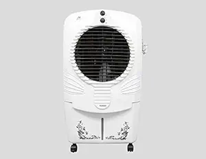 MOKSHI THUNDER air cooler 60 ltr Auto Fill, 4-Way Air Deflection and High Density Honeycomb pads; White & black