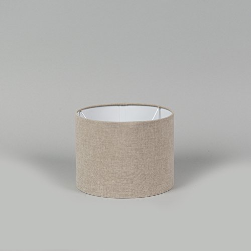 QAZQA Modern Polyester Lampenschirm 20/20/15 Zylinder coffee , Rund gerade Schirm Pendelleuchte, Schirm Stehleuchte, - 4