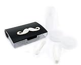 Cute Travel Contact Lens Case Kit Holder Mirror Box (Black)