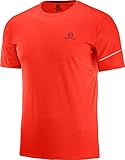Salomon AGILE SS TEE M Salomon Agile SS Tee T-Shirt, Hombre, Rojo (Fiery Red), L