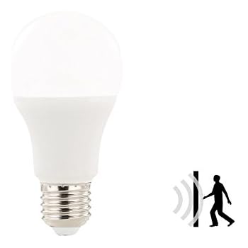 Elrigs LED Lampe mit Bewegungsmelder und Dämmerungssensor, E27, 5W