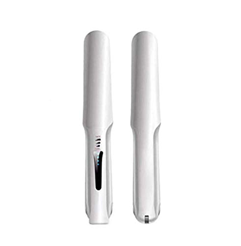 Wireless Hair Straightener  Straight Roll In One  Tourmaline Ceramic Coating  Portable Carrying  LED Temperature Control Display