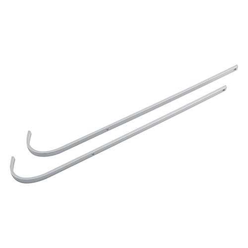 Yosoo Badzimmer 2 Etagen Duschablage mit Handtuch Haken aus Aluminium Duschregal Duschkörbe Eck-Badregal Eckregal ca. 31 x 21cm - 8