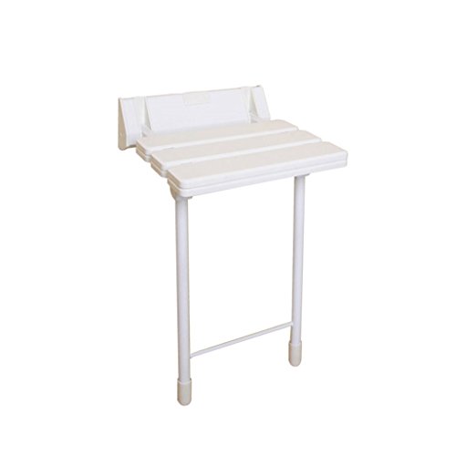 Preisvergleich Produktbild Nordic Fashion Sicherheit Badesitze Wandklappstuhl Senioren / Schwangere / Behinderte / Kinder Schuhe wechseln Hocker Duschsitz Hocker max. 150kg (weiß) ( Farbe : Weiß )