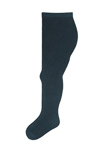 4-Pack Girls Supersoft Cotton-Rich Tights (11-12 Years, Navy)