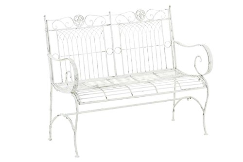 Preisvergleich Produktbild Gartenbank Purusha antik weiß