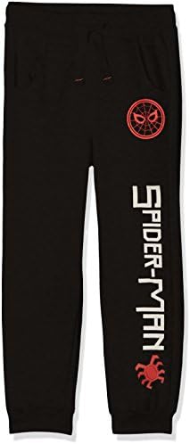 Spiderman Boy's 161253 Sports Pants, Black (Black), 6 Years