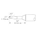 Produktbild Oki/Metcal Lötpatrone für MX-500 STTC, 1,78 mm, 14,2 mm, konisch, abgeschrägt