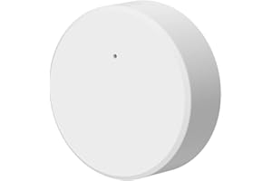 WOOLLEY ZigBee Temperature and Humidity Sensor, Wireless Mini Temperature Humidity Sensor Work with Alxea, Batteries Included, Zigbee Gateway Bridge Hub Must Required