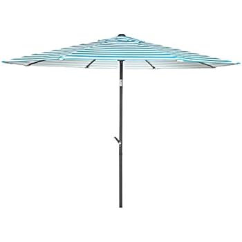 Hermo Roun 274 3 Cm Outdoor Patio Market Table Umbrella Red Parasols Garden Outdoors