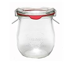 Weck Gläser 12er-Set 220 ml Tulpengläser Einmachgläser Sturzgläser Weckgläser / inkl Einkochringe Klammern Glasdeckel 5762922