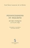 Image de Pennsylvaniens et féliciens. Oeuvres utopiques (1771 et 1772).