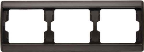 Preisvergleich Produktbild Hager ARSYS Rahmen 3 Elemente Horizontal Marron