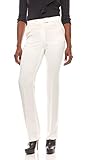 100% Polyester G.M.K. by heine Guido Maria KRETSCHMER Elegante Damen Bundfalten-Hose Anzugs-Hose Business-Hose Weiß, Größenauswahl:40