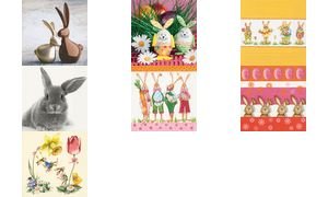 Preisvergleich Produktbild Osterserviette Zelltuch 33x33cm