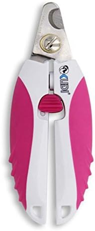 Professional Pet Nail Clippers and Trimmer BY TRUSTICLES - Razor Sharp Blades for a Clean Cut for Puppy Dog Cat - Suitable For Small / Medium Dogs - With Protective Guard &amp; Safety Lock - Pet Grooming