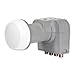 Produktbild fuba DEK 416 Quad-LNB Teilnehmer-Anzahl: 4 Feedaufnahme: 40 mm mit Switch