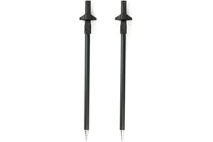 Hirisi Tackle FBA-BKG5090-2 Barre de rive télescopique en aluminium pour pêche à la carpe