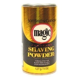 ORIGINAL MAGIC (DEPILATORY) NO RAZOR SHAVING POWDER 127GM STOPS RAZOR BUMPS FRAGRANT - GOLD