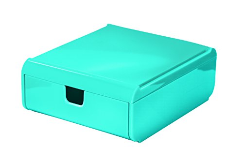 Kleine Wolke 5092766060 Bad-Schublade Easy Box, 12 x 15 x 5,3 cm, türkis