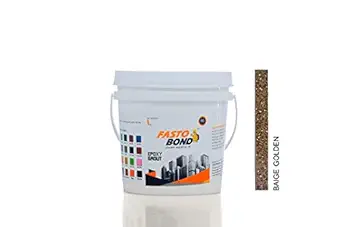 GOLDEN SPARKLE Epoxy Grout 1 kg All GLITTER GOLDEN Colors Available (Brand-Fastobond) (1 KG, BEIGE GOLDEN SPARKEL)