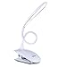 Produktbild Amir LED Klemmleuchte, 16 LEDLeselampe, Buchlampe,Tischleuchte, Schreibtisch Lampe, Folding LED Tischleuchten USB Leselicht, 360 Grad Faltbare Tischlampe Licht (Weiß)