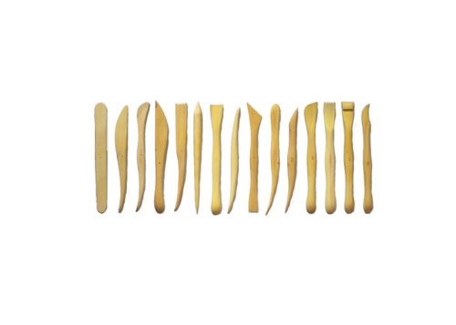 Modellierhölzer Modellierwerkzeug Set 15 Stück Länge ca. 15 cm