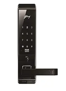 Godrej Locking Solutions and Systems Locks Advantis 5259 ABS Plastic Digital Door Lock (Black, 15-Pieces)