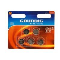 Preisvergleich Produktbild Grundig Lithium Knopfzelle CR2032 14143, 5 Stück