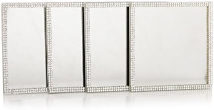 Ag Ta Da Bead Coaster Set of 4 Silver - 10cm