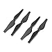 Produktbild JohnJohnsen 4 stücke Bunte Tello Schnellverschluss elica per DJI Tello edu Mini Drone ersatz Requisiten leichte Prop Klinge (schwarz)