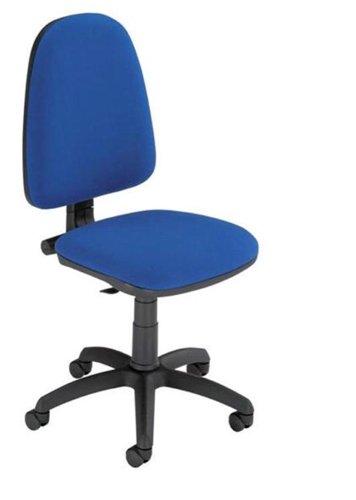 Trexus Office Operator Chair Permanent Contact High Back H510m W465xD450xH425-540mm Blue