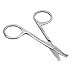 MagiDeal Stainless Steel Round Tip Cosmetic Eyelash Eyebrow Scissors