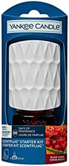 Yankee Candle Kit iniziale Scent Plug | Ciliegia nera | Include base plug-in e ricarica | Fragranza per la casa senza fiamma