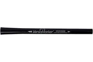 Advantus Tsukineko Dual-Ended VersaMarker Pen, Black