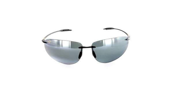 New Maui Jim Backyards 424 02 Sunglasses Gloss Black Neutral
